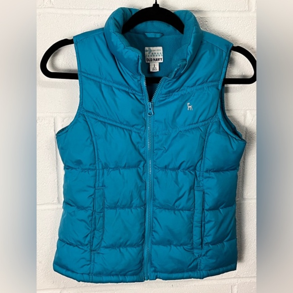 🌻$11 DEAL🌻 KIDS Old Navy Teal Full-Zip Jacket Size L